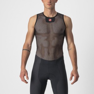 Black Men Castelli CORE MESH 3 SLEEVELESS Base Layer | 391IUTXRL