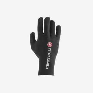 Black Men Castelli DILUVIO C Gloves | 179YFKIEP