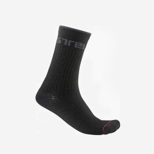 Black Men Castelli DISTANZA 20 Socks | 573FPTKVC