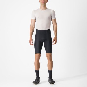 Black Men Castelli ESPRESSO Shorts | 826BFEQPR