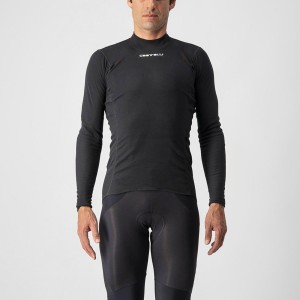 Black Men Castelli FLANDERS WARM LONG SLEEVE Base Layer | 097IKSMGF