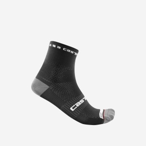 Black Men Castelli ROSSO CORSA PRO 9 Socks | 197ICHRLQ