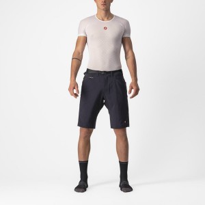 Black Men Castelli UNLIMITED TRAILGY Shorts | 629BGAFYP