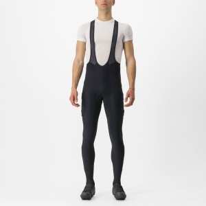 Black Men Castelli UNLIMITED TRAIL Bib Tights | 624UGIQEA