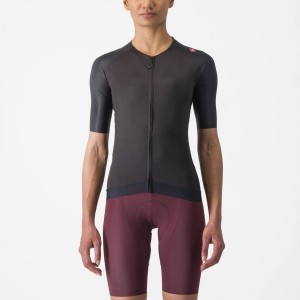 Black Women Castelli AERO PRO 7.0 W Jersey | 169OZHIQA