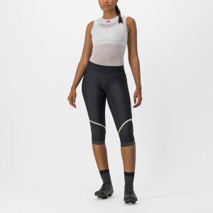 Black / Mint / Black Women Castelli VELOCISSIMA THERMAL KNICKER Leggings | 684BVHWZN