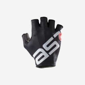 Black / Silver Men Castelli COMPETIZIONE 2 Gloves | 395WMKZCN