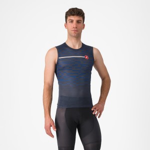 Blue Men Castelli INSIDER SLEEVELESS Jersey | 531DRFJZC