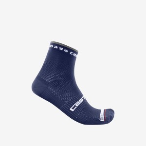 Blue Men Castelli ROSSO CORSA PRO 9 Socks | 017COFNEI