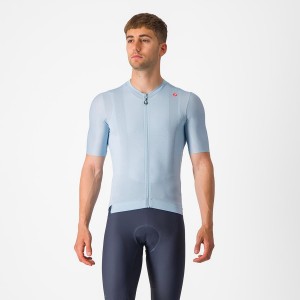 Blue / Blue Men Castelli ESPRESSO Jersey | 140YNGHIU