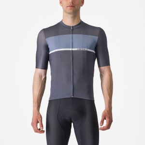 Blue / Light Grey Blue Men Castelli TRADIZIONE Jersey | 653GNCFKO