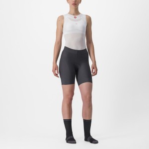 Dark Grey / Orange Women Castelli PRIMA Shorts | 827CWMARZ