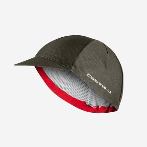 Deep Green Men Castelli ROSSO CORSA 2 Cap | 658XKNCSU