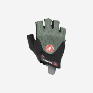 Green Men Castelli ARENBERG GEL 2 Gloves | 397RAWZPF