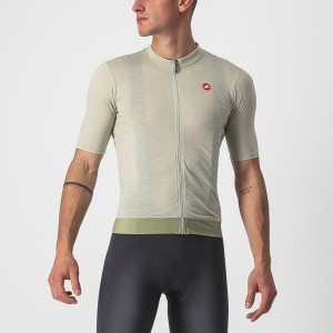 Green Men Castelli ESSENZA Jersey | 052WESQYC