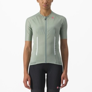 Green Women Castelli ENDURANCE W Jersey | 954QRFKDZ