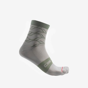 Grey Women Castelli CLIMBER'S 3.0 12 CM Socks | 407EKABTS