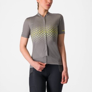 Grey Women Castelli UNLIMITED SENTIERO 3 Jersey | 921PHCZJY