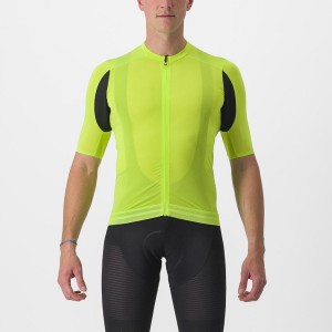 Light Green Men Castelli SUPERLEGGERA 3 Jersey | 203BTYAXP