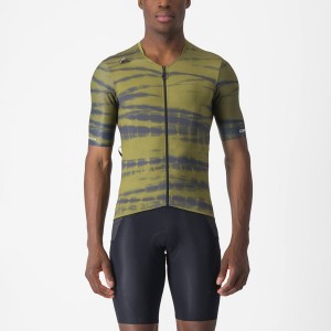 Olive Men Castelli UNLIMITED PRO Jersey | 032TESINV