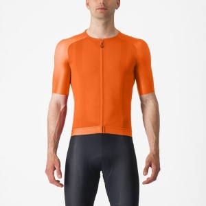 Orange Men Castelli AERO RACE 7.0 Jersey | 560DQNVEK