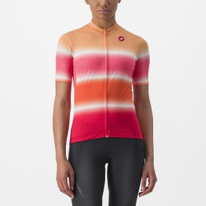 Orange Women Castelli DOLCE Jersey | 854JFNCTY