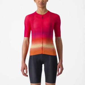 Pink Women Castelli CLIMBER'S 4.0 W Jersey | 235ZQFUVT