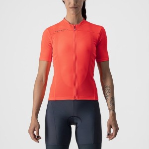 Pink / Dark Grey Blue Women Castelli ANIMA 3 Jersey | 931XZRMQW