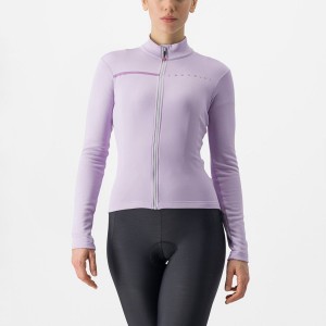 Purple / Purple Women Castelli SINERGIA 2 FZ Jersey | 521NWVZKX