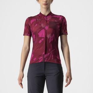 Red Women Castelli UNLTD SENTIERO Jersey | 918PLXARS