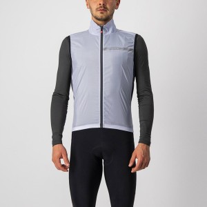 Silver Grey / Dark Grey Men Castelli SQUADRA STRETCH Vest | 472JHXUOK