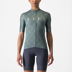 Turquoise Women Castelli DIMENSIONE Jersey | 713ZLVUMO