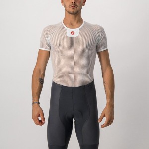 White Men Castelli CORE MESH 3 SS Base Layer | 932ZOPXYW