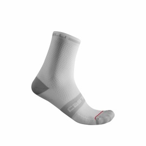 White Men Castelli SUPERLEGGERA T 12 Socks | 029OCHWSD