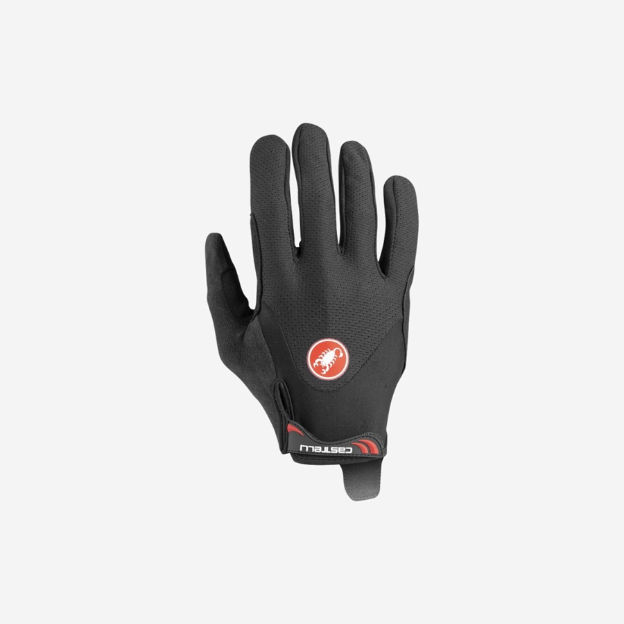 Black Men Castelli ARENBERG GEL LF Gloves | 425BEGTNL