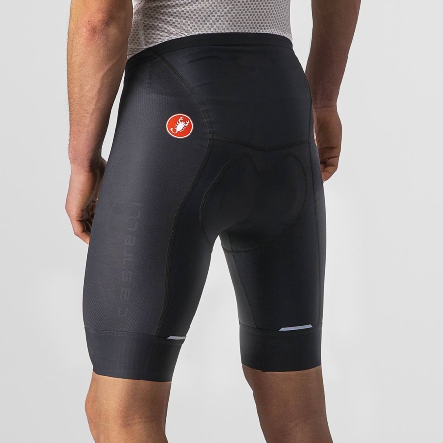 Black Men Castelli COMPETIZIONE Shorts | 631YRGICW