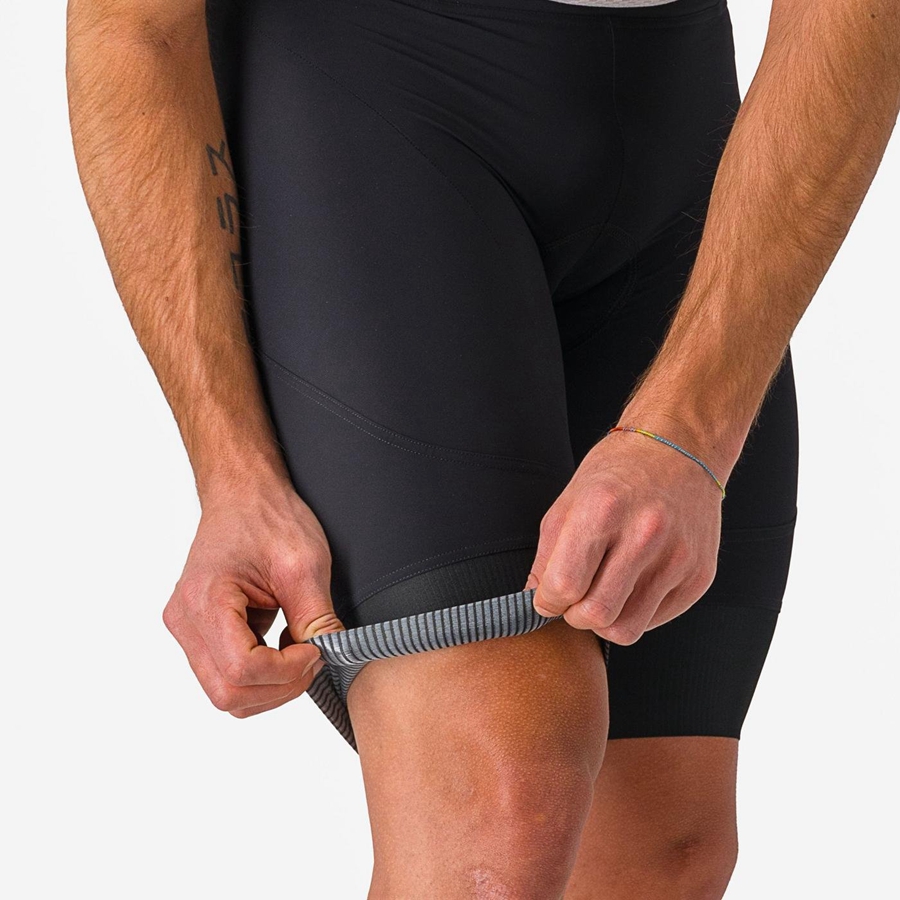 Black Men Castelli ENDURANCE 3 Shorts | 867IMLKCY