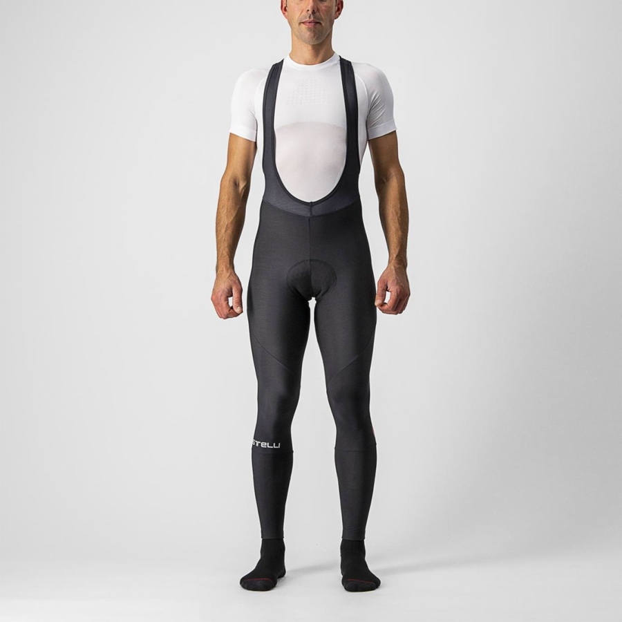 Black Men Castelli ENTRATA Bib Tights | 098YVSZKU