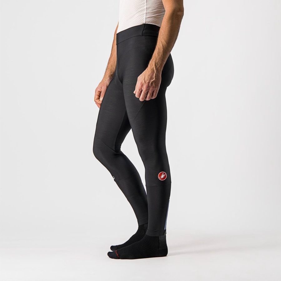 Black Men Castelli ENTRATA NO PAD Leggings | 789LAYRBP