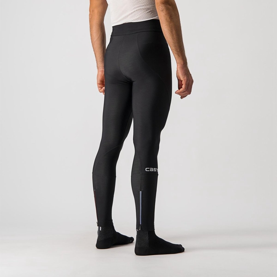 Black Men Castelli ENTRATA NO PAD Leggings | 789LAYRBP