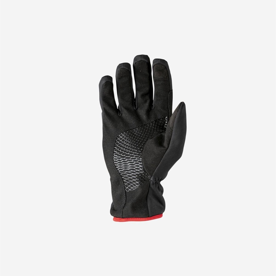 Black Men Castelli ENTRATA THERMAL Gloves | 786YXQJLM