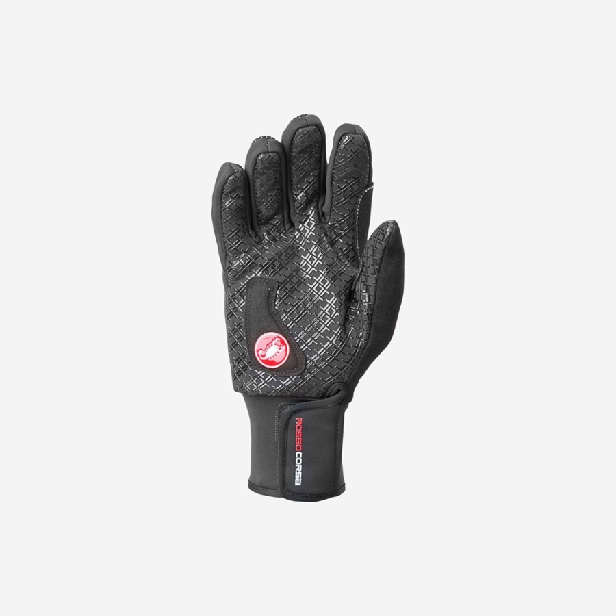 Black Men Castelli ESTREMO Gloves | 859CYARWQ