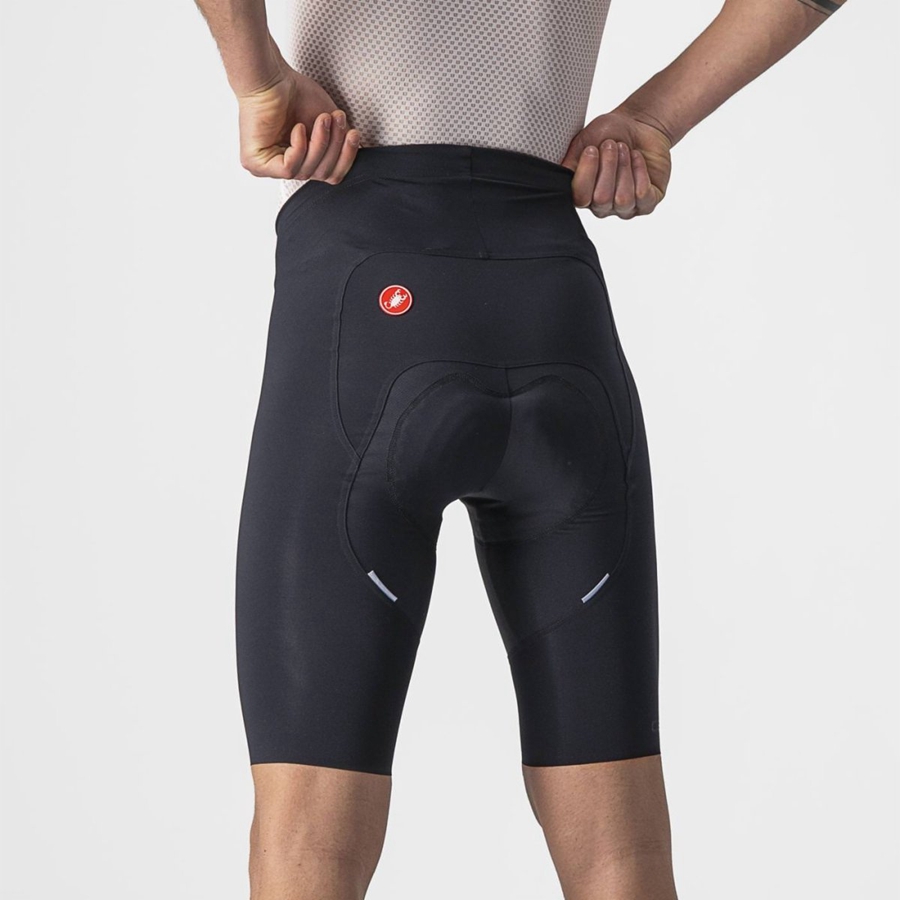 Black Men Castelli FREE AERO RC Shorts | 974VGSZWK