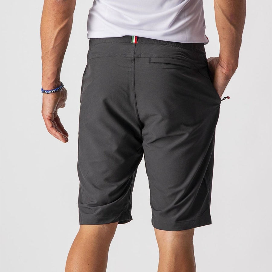 Black Men Castelli MILANO Shorts | 351MPHNLU