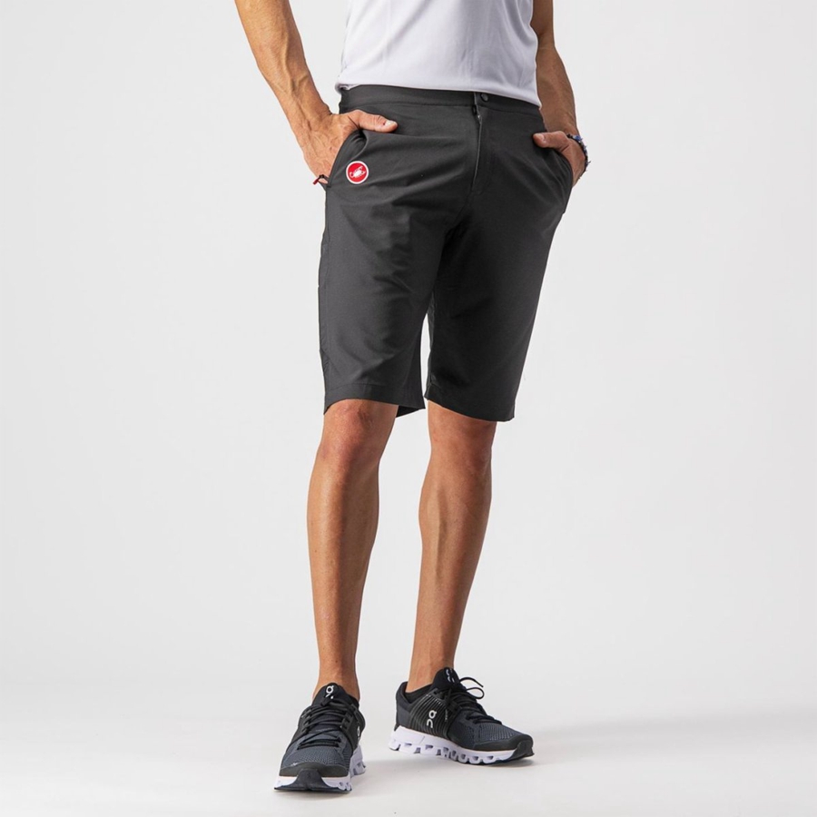 Black Men Castelli MILANO Shorts | 351MPHNLU