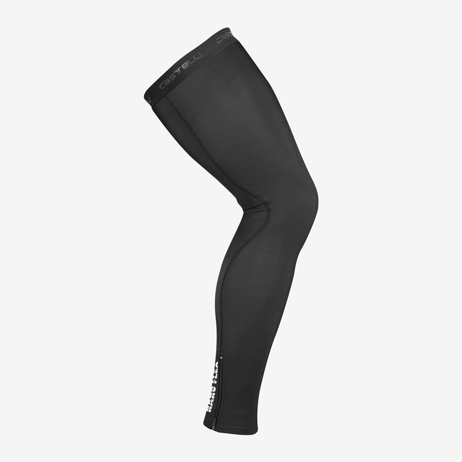 Black Men Castelli NANO FLEX 3G Leg Warmer | 863OXJQWC