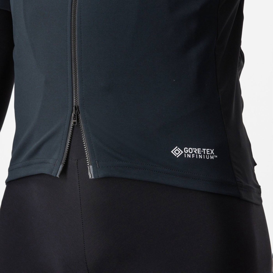 Black Men Castelli PERFETTO RoS 2 WIND Jackets | 614HKCMFI