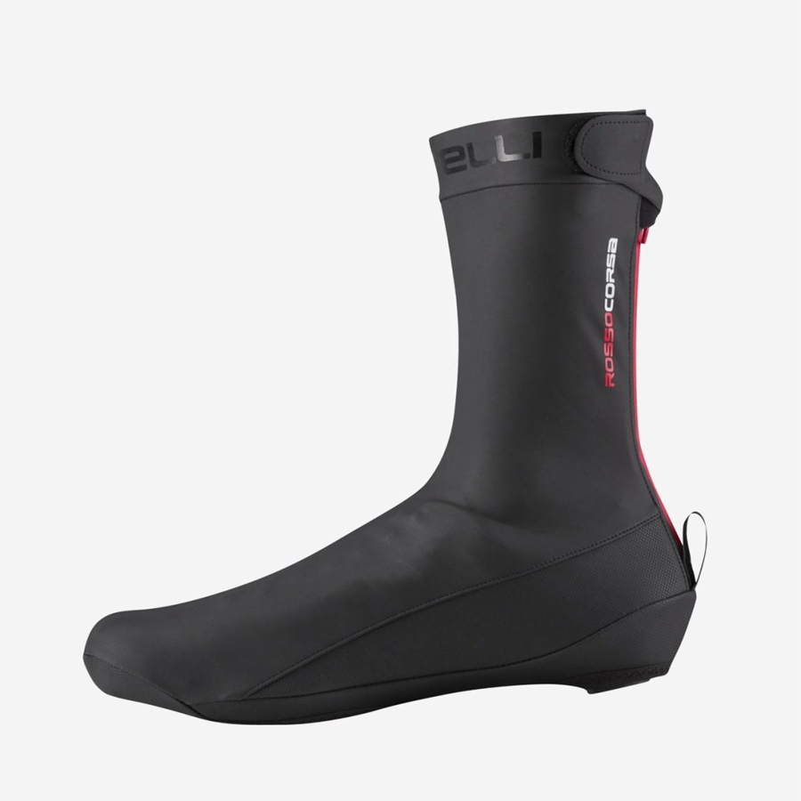 Black Men Castelli PIOGGIA 4 Shoecovers | 207KZERBY