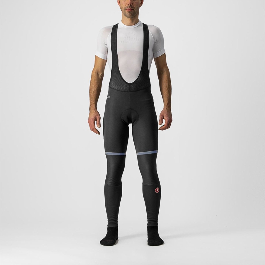 Black Men Castelli POLARE 3 Bib Tights | 351SFUTJG