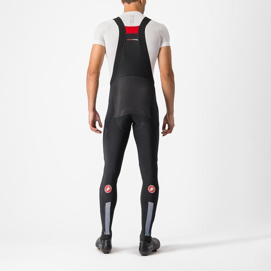 Black Men Castelli SORPASSO RoS Bib Tights | 619WCAODZ